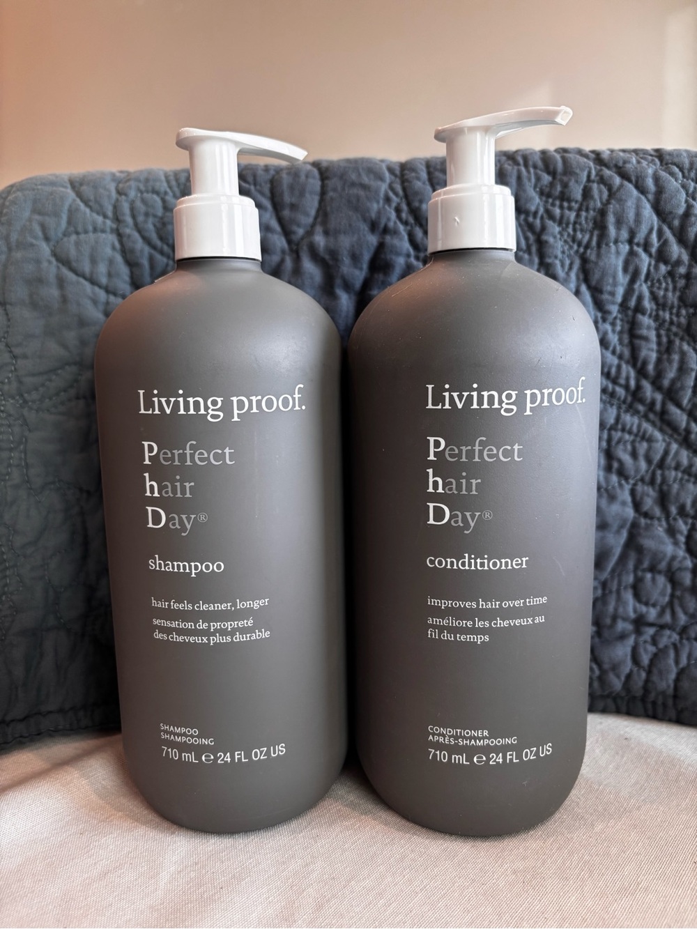 Living Proof Perfect Hair Day Shampoo Conditioner Set 24 oz Jumbo Pumps